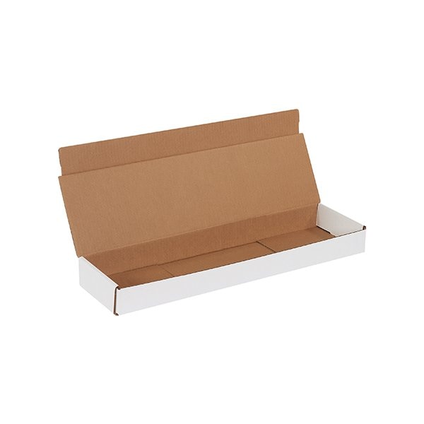 Box Packaging Corrugated Mailers, 22L x 6W x 2H, White, PK50 M2262 - main